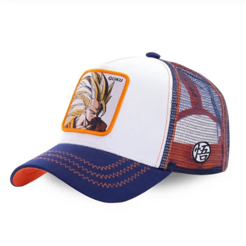 Dragon Ball Z Men'S Caps Goku Hat Men'S and Women'S Baseball Caps Summer Sun Visor Gift Cap Apparel Accessories