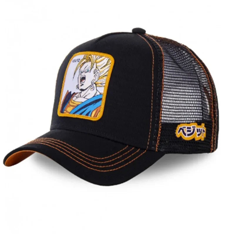 Dragon Ball Z Men'S Caps Goku Hat Men'S and Women'S Baseball Caps Summer Sun Visor Gift Cap Apparel Accessories