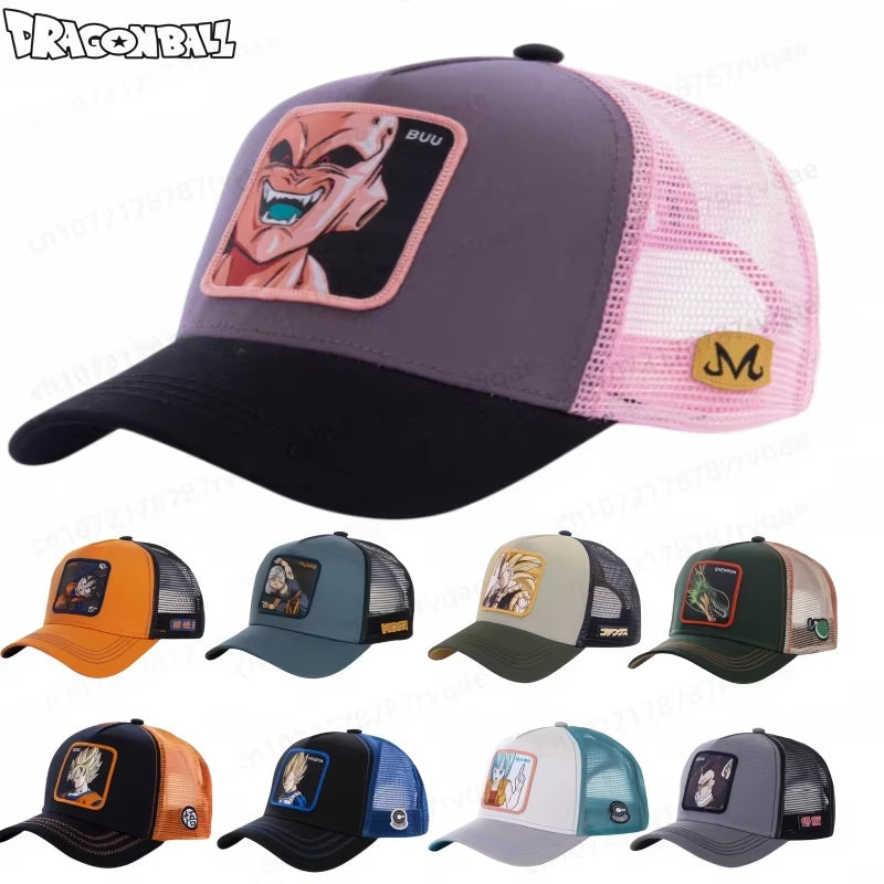 Dragon Ball Z Men'S Caps Goku Hat Men'S and Women'S Baseball Caps Summer Sun Visor Gift Cap Apparel Accessories