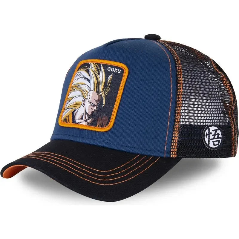 Dragon Ball Z Men'S Caps Goku Hat Men'S and Women'S Baseball Caps Summer Sun Visor Gift Cap Apparel Accessories