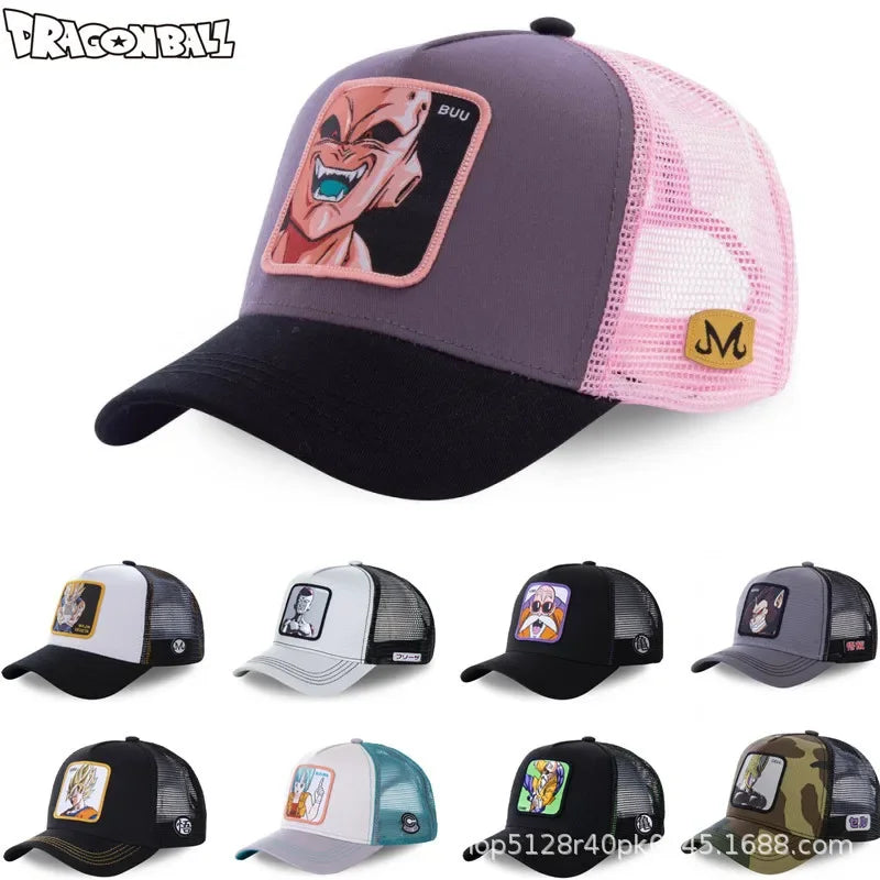 Dragon Ball Z Men'S Caps Goku Hat Men'S and Women'S Baseball Caps Summer Sun Visor Gift Cap Apparel Accessories