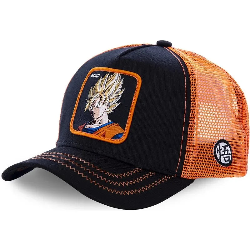 Dragon Ball Z Men'S Caps Goku Hat Men'S and Women'S Baseball Caps Summer Sun Visor Gift Cap Apparel Accessories